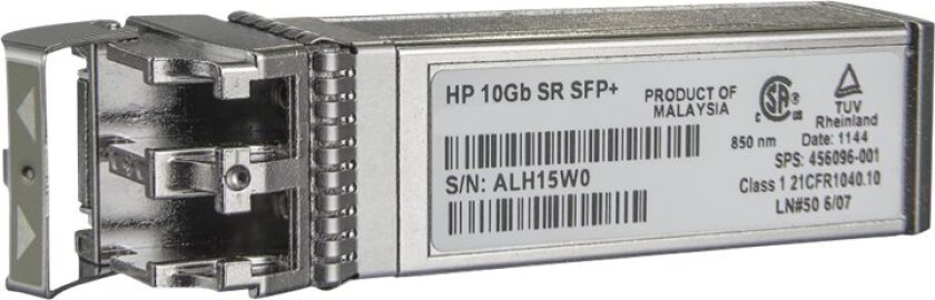 Hpe - Sfp+ Transceivermodul - 10Gbe - 10Gbase-Sr - Lc Multimodus - Opp Til 300 M - For Apollo 4200 Gen10 Edgeline E920 Proliant E910t 2U, Xl170r Ge