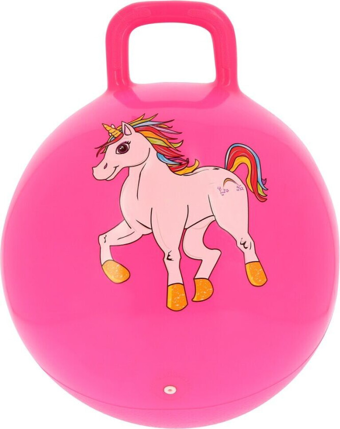 EQUI-KIDS 'Unicorn' Space Hopper Hesteformet Leke Neon Pink