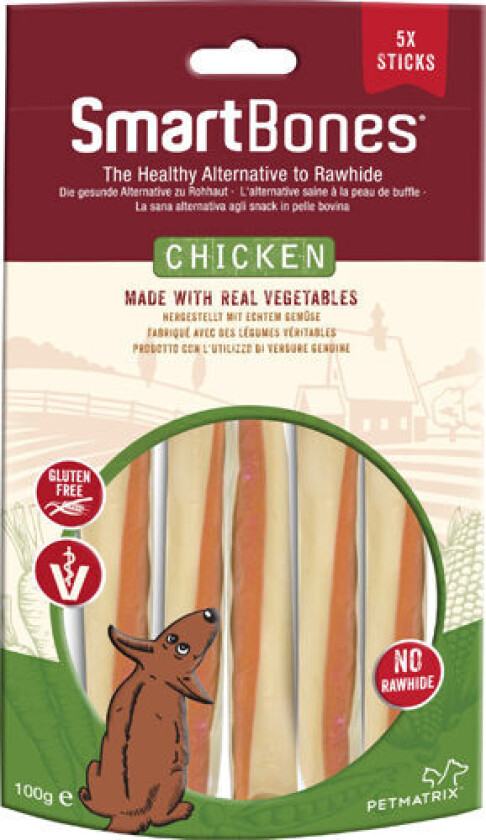 SmartSticks Chicken kylling tygg 5-pack 100 g