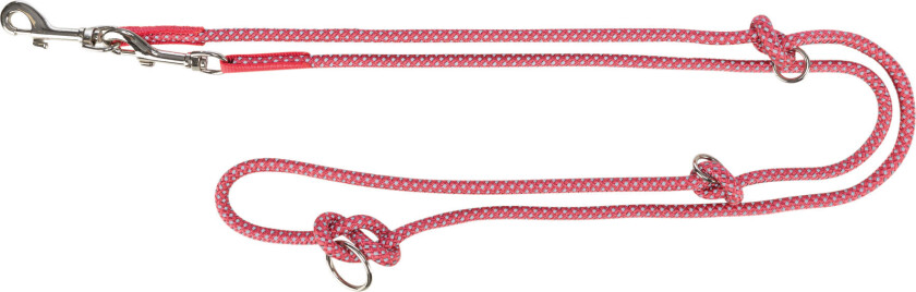 Adjustable Braided Leash Reflex 2 m - Salmon (S/M)