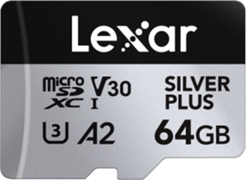 Minnekort Minne Micro Sdxc 64Gb Uhs-I/Lmssipl064g-Bnang Lexar