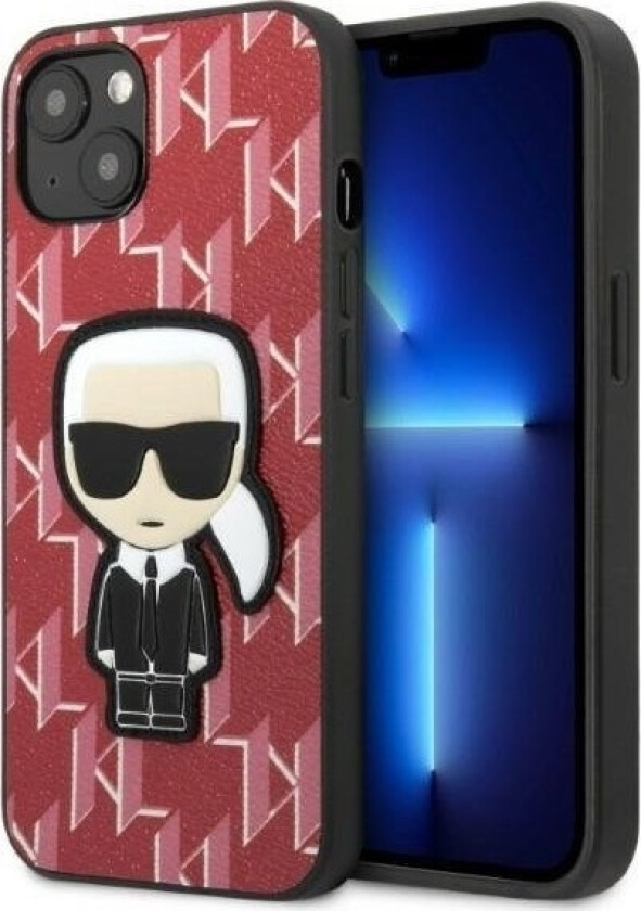 Etui Klhcp13spmnikpi Apple Iphone 13 Mini Hardcase Czerwony/Red Monogram Ikonik Patch