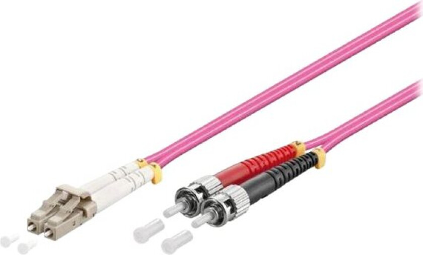 Microconnect - Nettverkskabel - Lc/Upc Multimodus (Hann) Til St/Upc Multimodus (Hann) - 2 M. - 2 Mm - Fiberoptikk - Dupleks - 50 / 125 My - Om4 - Hal