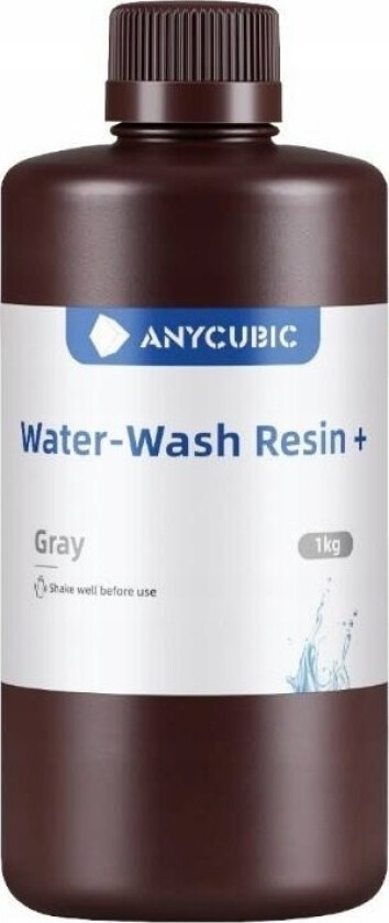ywica Anycubic Water-Wash Resin + (Szara)