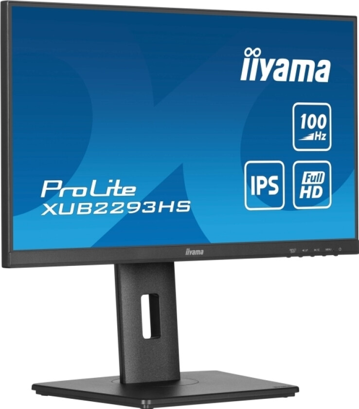 Prolite Xub2293hs-B6, 54,6 Cm (21.5"), 1920 X 1080 Pixlar, Full Hd, Led, 1 Ms, Svart