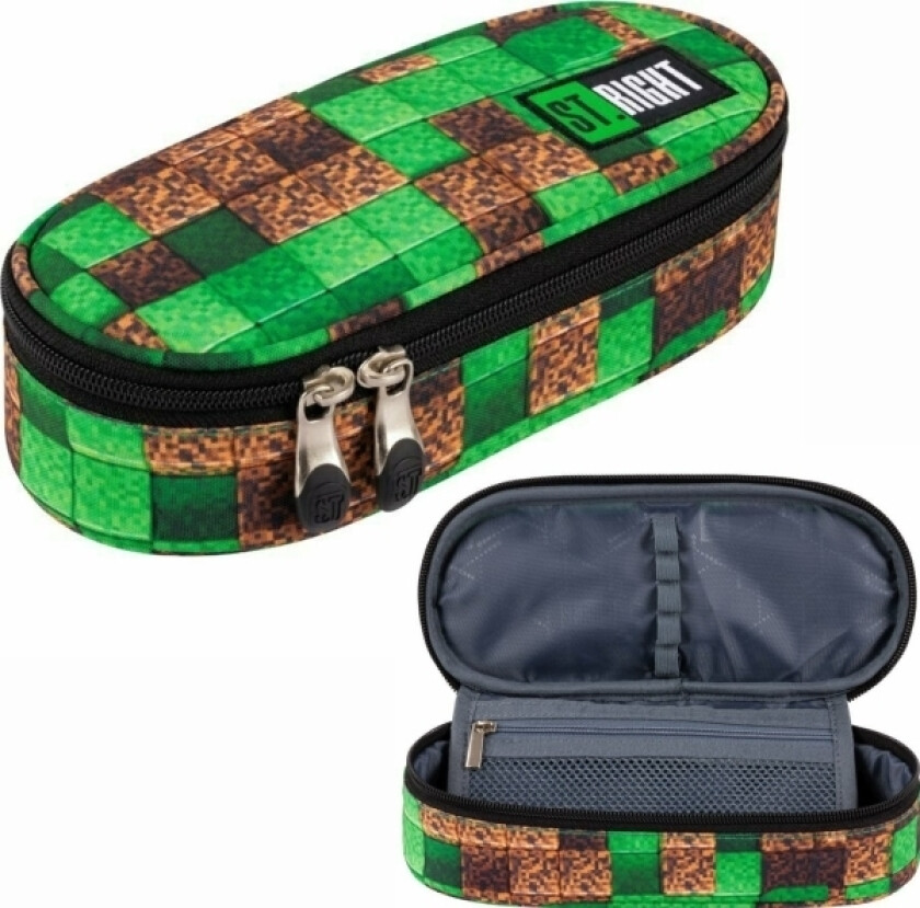 Avstivnet Pennal Med Innvendig Klaff St.Right Pc-01 Pixel Cubes