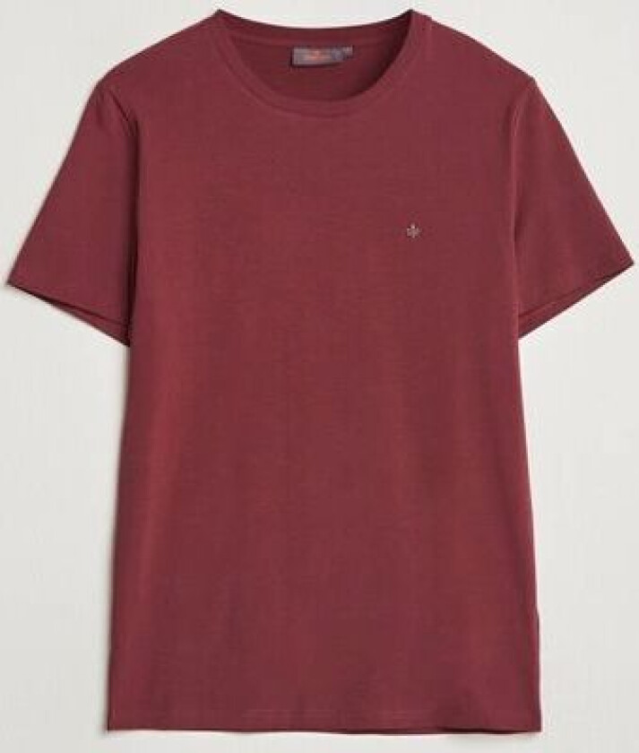 James Crew Neck Tee Wine Red
