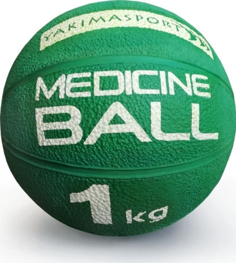 Yakimasport Medicine Ball Yakima Sport 1Kg Black Green Color 100308
