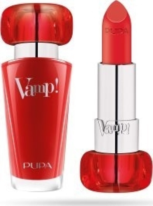 , Vamp!, Paraben-Free, Volume, Cream Lipstick, 305, True Orange, 3.5 G For Women