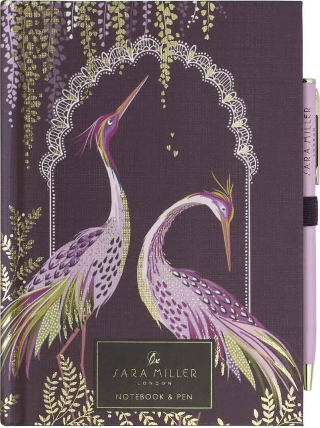 Notatbok B6 Sara Miller Haveli Garden m/penn