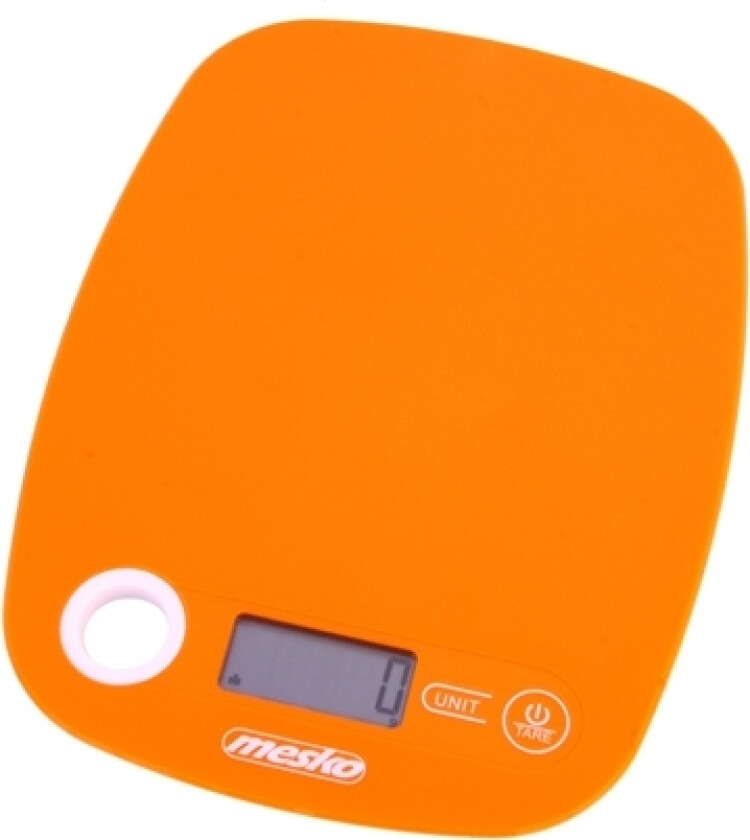 Home Ms 3159O, Elektronisk Kjøkkenvekt, 5 Kg, 1 G, Oransje, Benkeplate, Rektangel