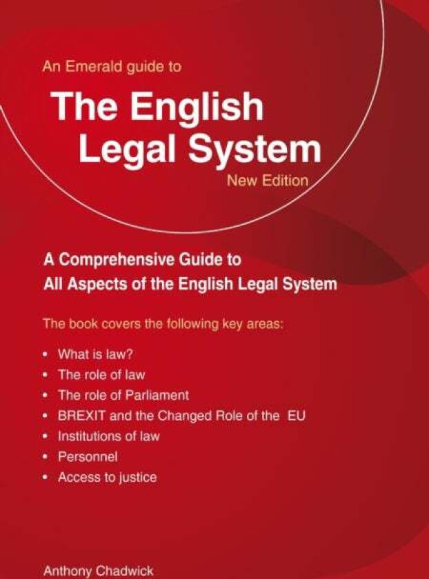 A Guide To The English Legal System av Anthony Chadwick