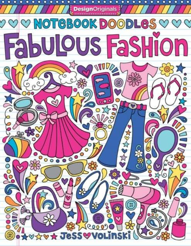 Notebook Doodles Fabulous Fashion av Jess Volinski