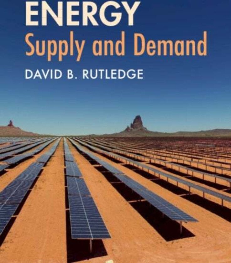 Energy: Supply and Demand av David B. (California Institute of Techno Rutledge