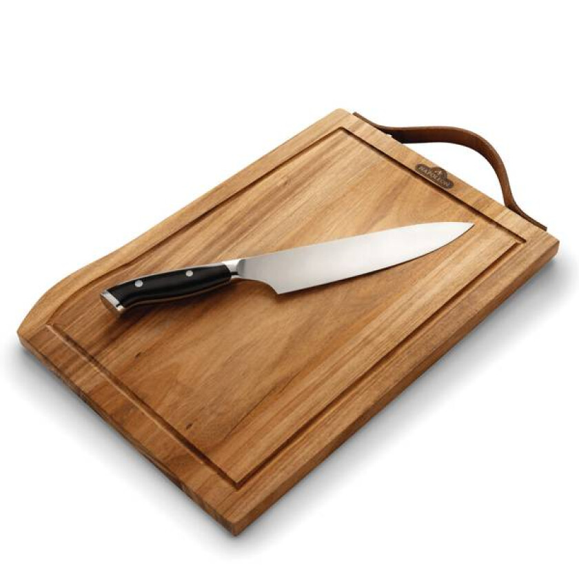 Skjærebrett Napoleon med kniv trefarget