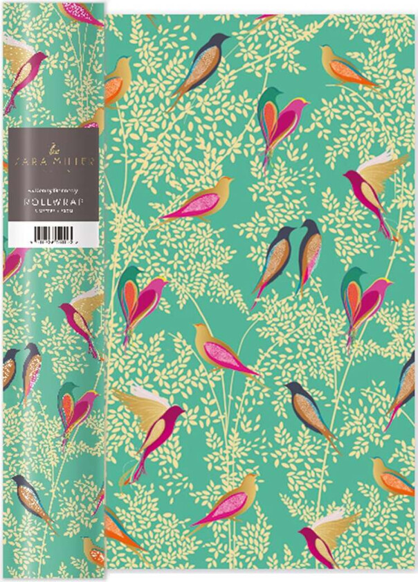 Gavepapir 3m x 70cm Birds