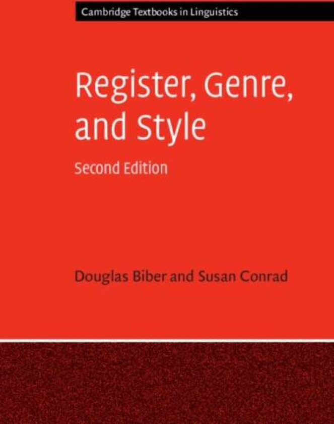 Register, Genre, and Style av Douglas (Northern Arizona University) Biber, Conr