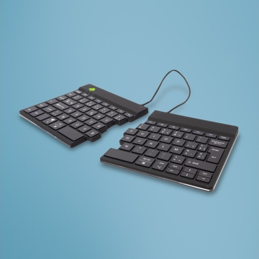 R-Go Ergonomic Keyboard Split break - Tastatur - Belgisk - Svart