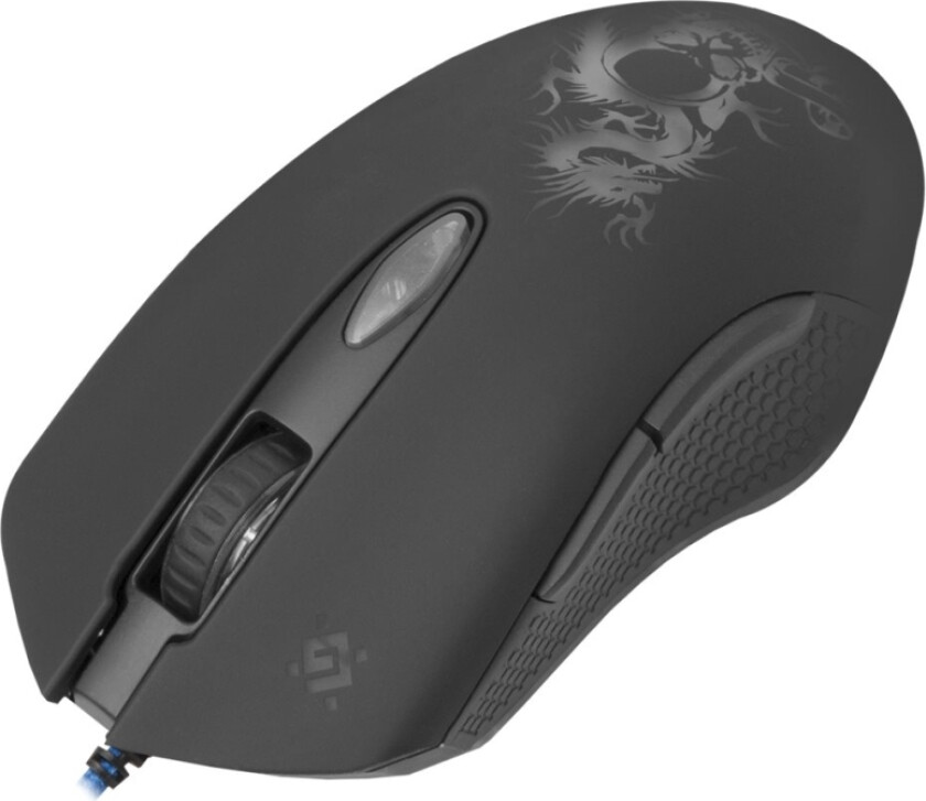 Sky Dragon Gm-090L - Mus - Optisk - 6 Knapper - Kablet - Usb - Svart