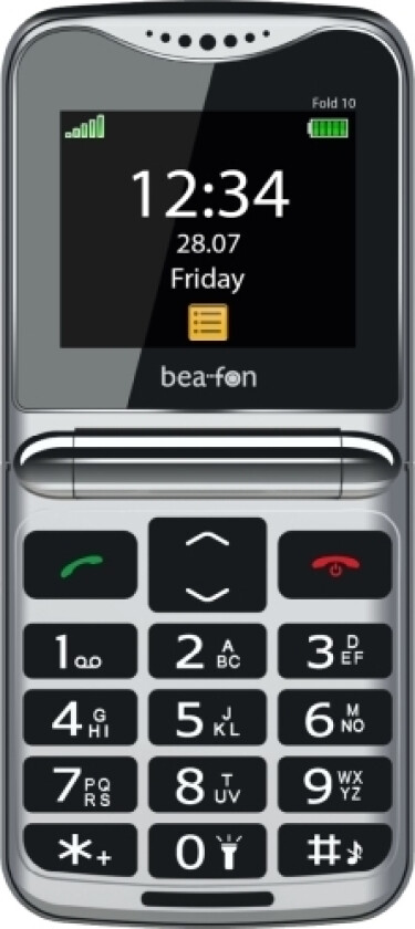 Telefon Komórkowy Beafon Bea-Fon Fold 10 Schwarz