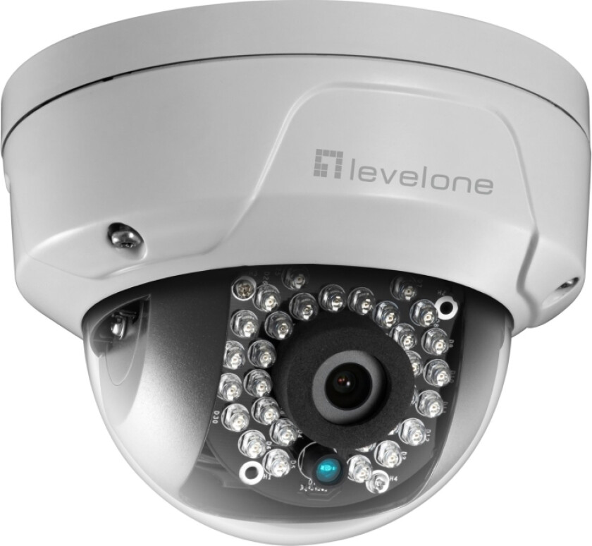 Levelone Gemini Series Fcs-3402 - Nettverksovervåkingskamera - Kuppel - Utendørs, Innendørs - Hærverks- / Værbestandig - Farge (Dag Og Natt) - 2 Mp -