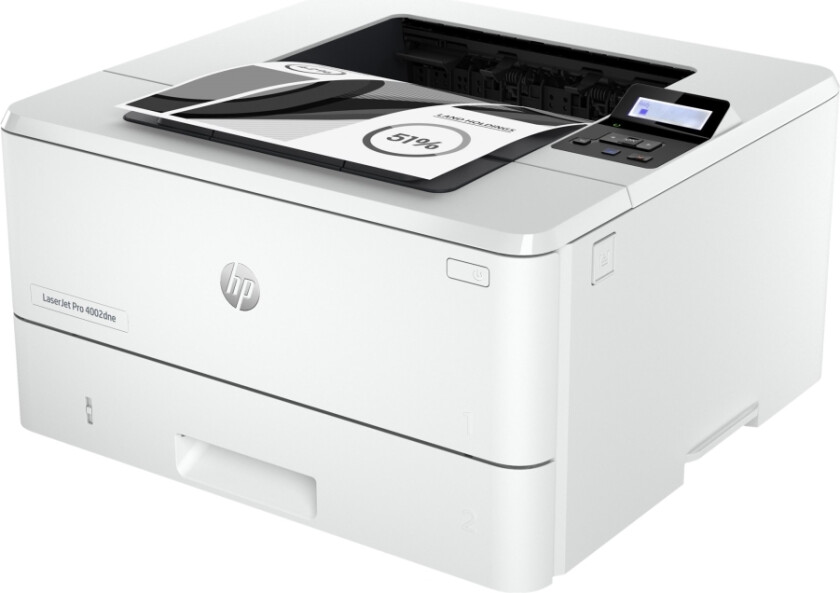 Hp Laserjet Pro 4002Dne - Skriver - S/H - Dupleks - Laser - A4/Legal - 4800 X 600 Dpi - Opp Til 40 Spm - Kapasitet: 350 Ark - Usb 2.0, Gigabit Lan -