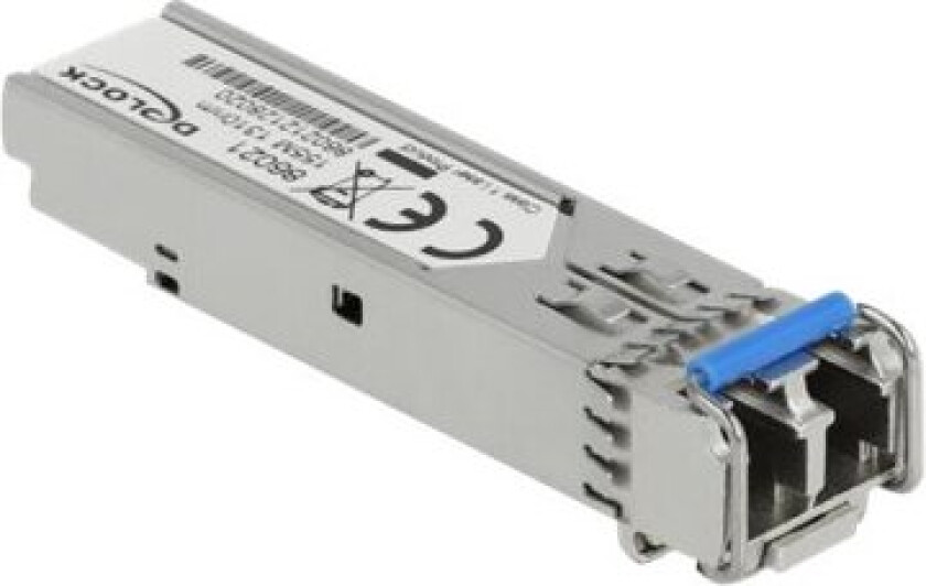 Delock - Sfp (Mini-Gbic) Transceivermodul - 100Mb Lan - 100Base-Fx - Lc-Enkeltmodus - Opp Til 20 Km - 1310 Nm