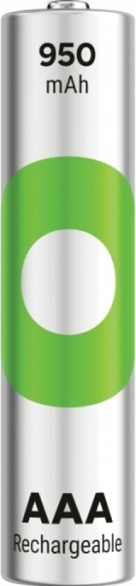 Gp Batteries 201242, Laddningsbart Batteri, Aaa, Nickel-Metallhydrid (Nimh), 1,2 V, 4 Styck, 950 Mah