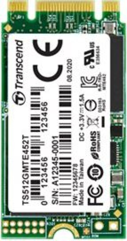 Mte452t-I - Ssd - 128 Gb - Intern - M.2 2242 (Dobbelsidig) - Pcie 3.0 X2 (Nvme)