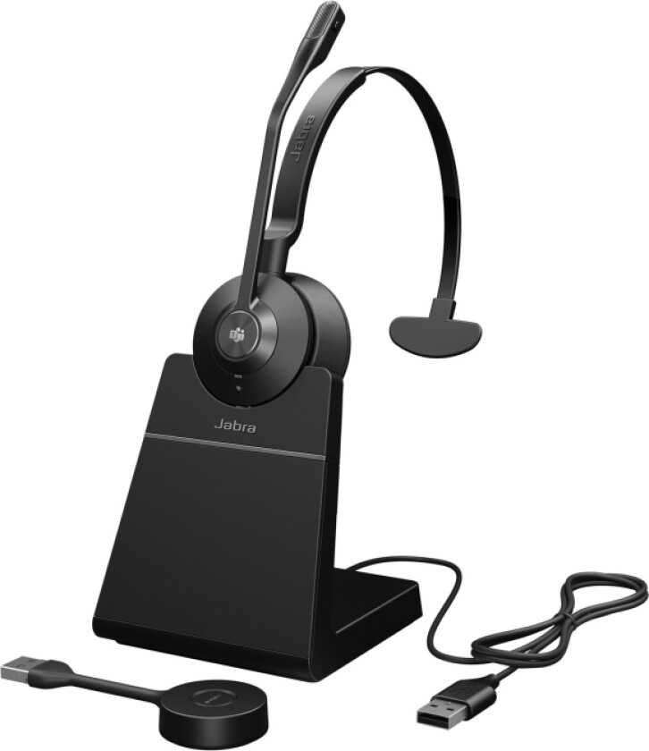 Jabra Engage 55 Se Mono - Hodesett - On-Ear - Dect - Trådløs - Usb-A Via Dect Adapter - Uc-Sertifisert