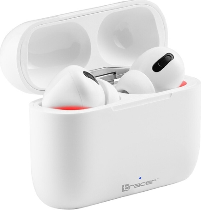 T4, True Wireless Stereo (Tws), Samtaler/Musikk, 20 - 20000 Hz, Hodesett, Hvit