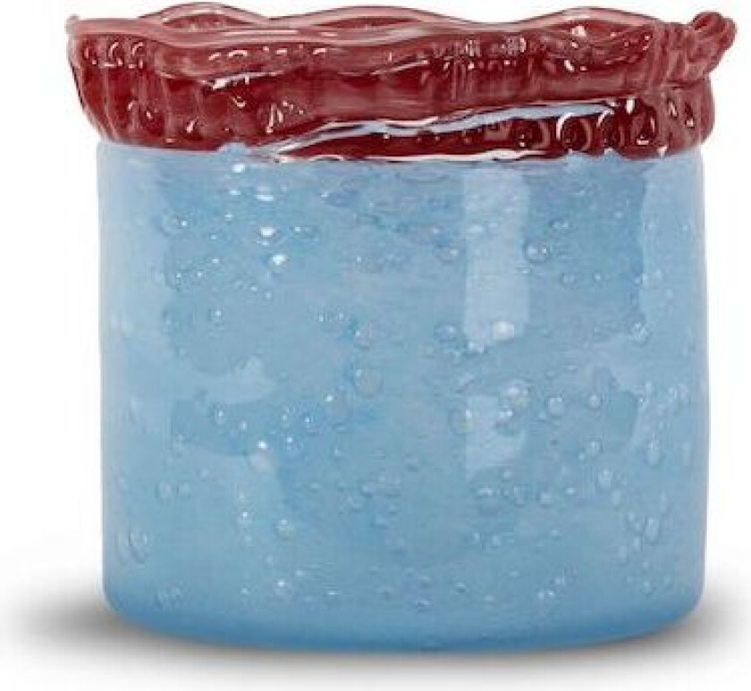 Lara lysestake M 15 cm Lyseblå