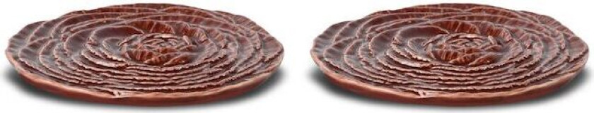 Veggie glassunderlag Ø10 cm 2-pk Vinrød