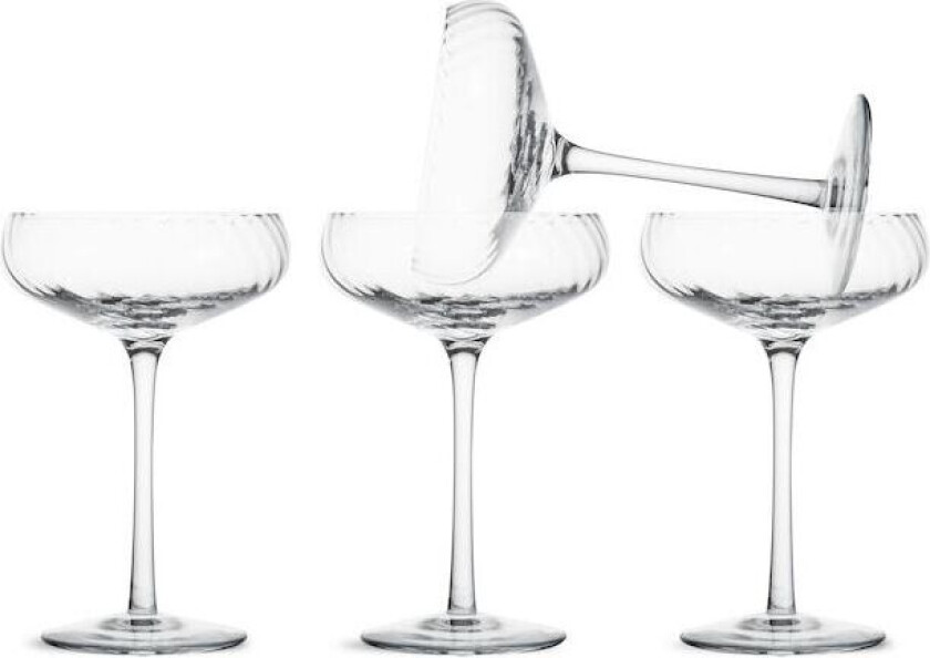 Opacity champagneglass 30 cl 4-pk Klar