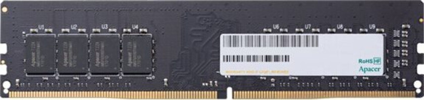 Apacer - Ddr4 - Modul - 8 Gb - Dimm 288-Pin - 2666 Mhz / Pc4-21300 - Cl19 - 1.2 V - Ikke-Bufret - Ikke-Ecc