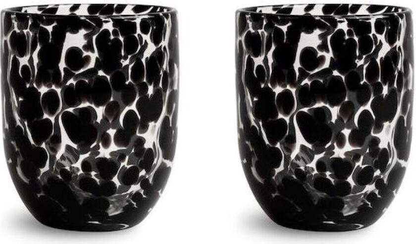 Messy glass 30 cl 2-pk Svart