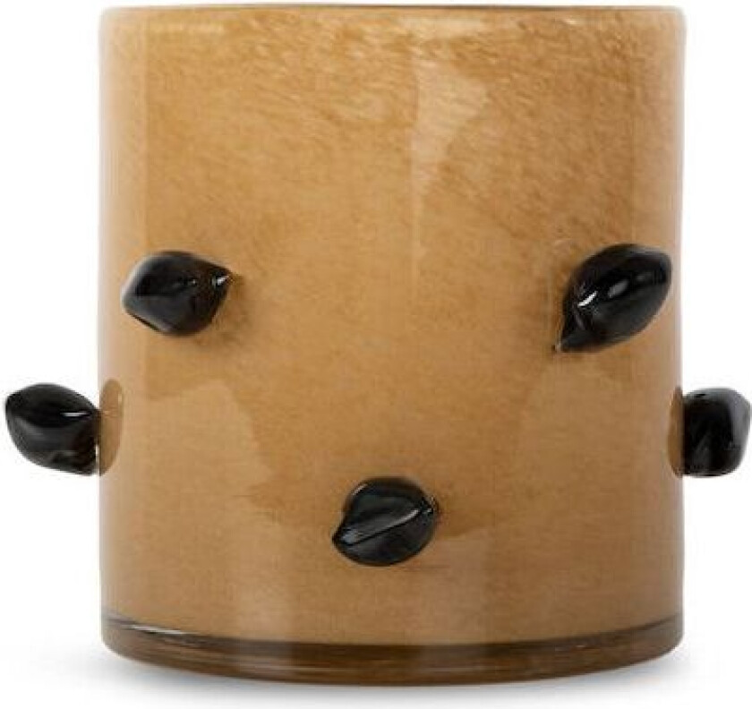 Arlo lyslykt M Ø15 cm Beige-svart