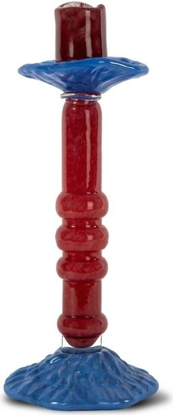 Bilde av Lara lysestake L 32 cm Vinrød