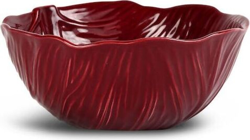 Veggie skål Ø20 cm Vinrød