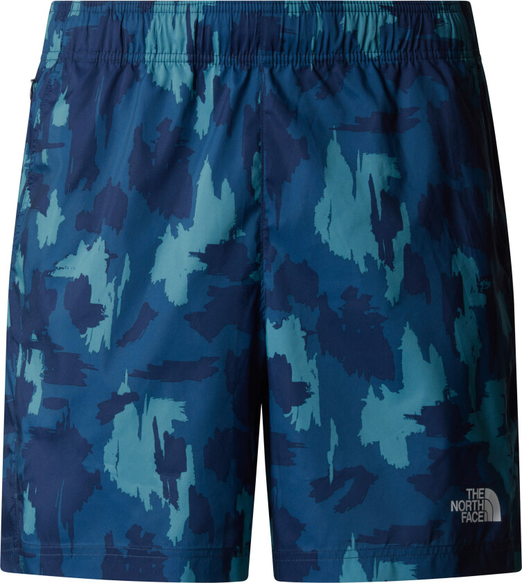 Men's Mountain Athletics 24/7 7" Printed Shorts Summit Navy Aop Print S