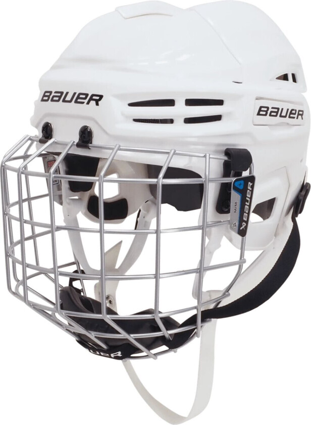 bauer S24 IMS 5.0-Helmet-Combo-CTC 24/25, hockeyhjelm, senior White