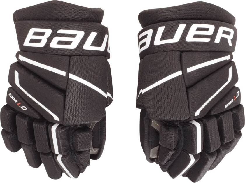 bauer S24 Vapor X-Edge 1.0 Glove 24/25, hockeyhansker, junior BLACK/WHITE