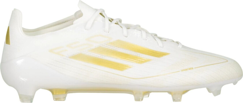 adidas F50 Elite FG Q3 24, fotballsko gress, unisex FTWWHT/GOLDMT/FTWWHT
