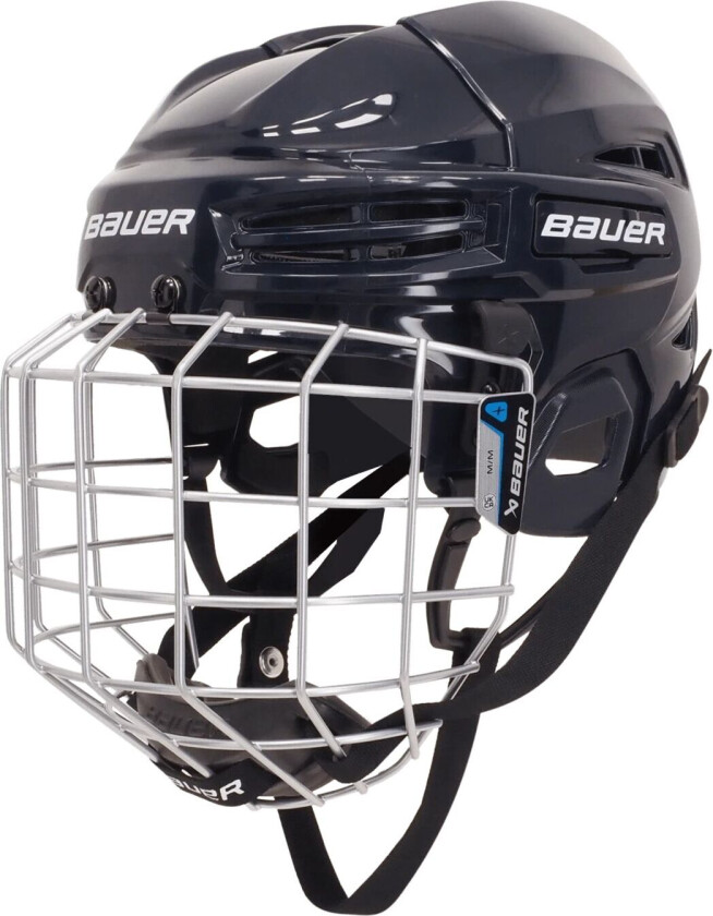 bauer S24 IMS 5.0-Helmet-Combo-CTC 24/25, hockeyhjelm, senior navy