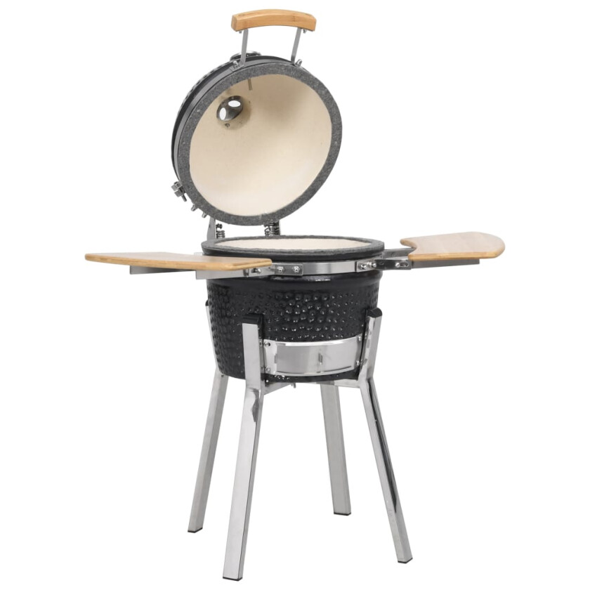 Kamado Kullgrill med røyker keramisk 81 cm