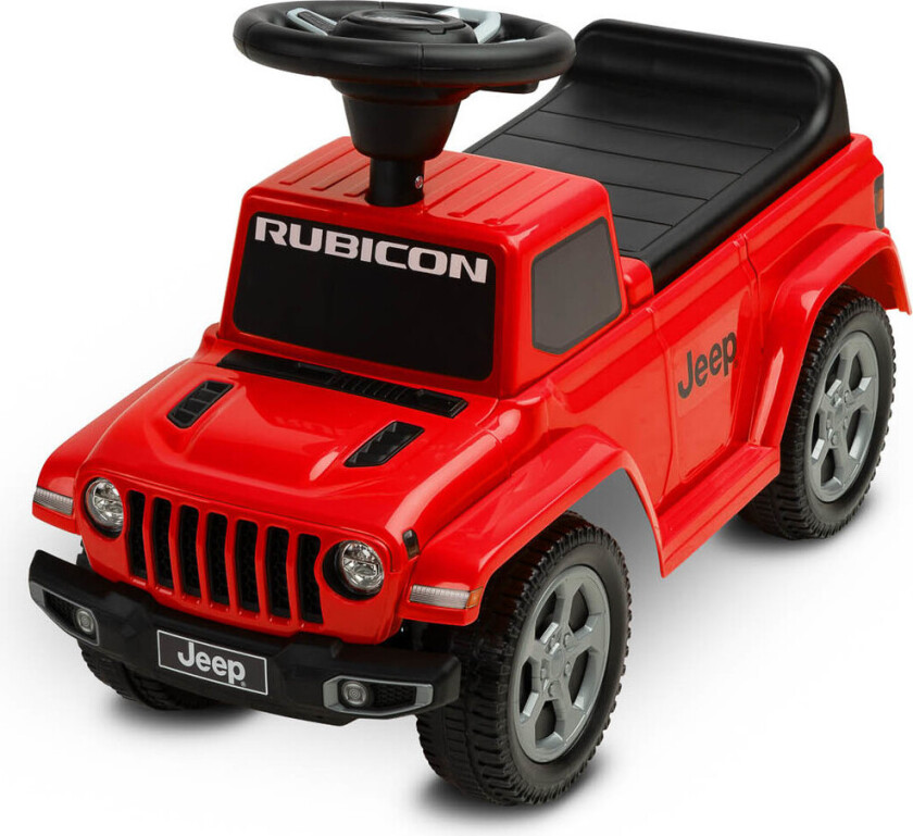 Toyz Jeep Rubicon - 12-36 måneder, 61x28x42cm - Rød