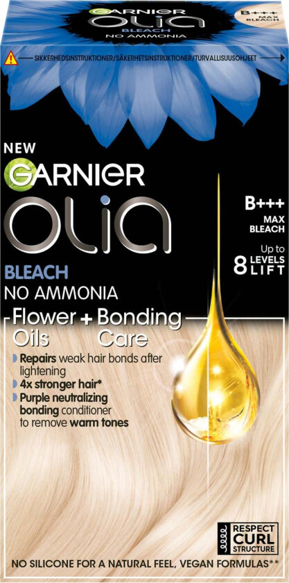 Olia Permanent Hårfärg B+++ Max Bleach 1 pcs
