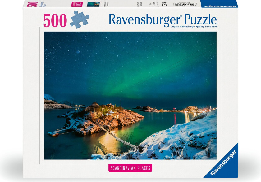 - Puzzle Northern Lights In Bergsfjord 500p (12000845)