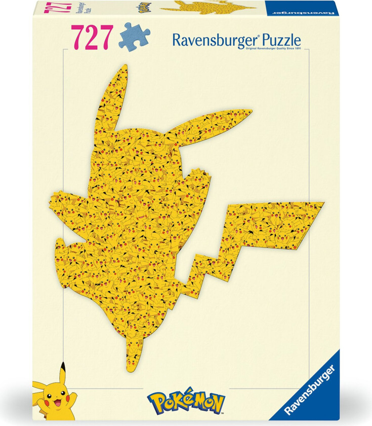 - Puzzle Pokémon Shaped Pikachu 727p (12001212)