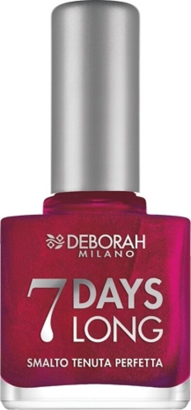 Deborah Deborah, 7 Day Long, Vitamins, Quick-Dry, Nail Polish, En872, Pearly Purple, 11 Ml For Women